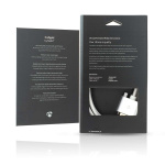 Nedis HDMI™ kabel | HDMI™ Stik | DVI-D 24 + 1-pin han | 2560x1600 | Guldplateret | 2.00 m | Lige | Flettet | Sølv | Cover Window Box