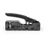 Nedis Crimp Tang | CAT5 / CAT5e / CAT6 / CAT6a / CAT7 / RJ12 | Klipper / Plier | ABS / Stål | Sort
