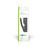 Nedis Crimp Tang | CAT5 / CAT5e / CAT6 / CAT6a / CAT7 / RJ12 | Klipper / Plier | ABS / Stål | Sort