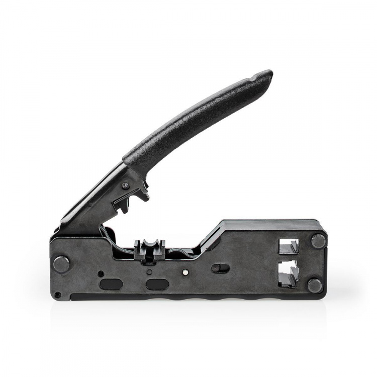 Nedis Crimp Tang | CAT5 / CAT5e / CAT6 / CAT6a / CAT7 / RJ12 | Klipper / Plier | ABS / Stål | Sort