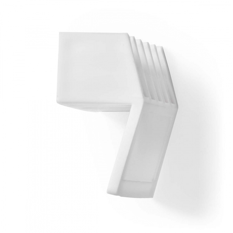 Nedis Kabel Management | Kabelklips | Klik og Go | 2 stk. | Antal slots: 5 Pladser | Maksimal tykkelse på kabel: 7.1 mm | Polypropylene | Hvid