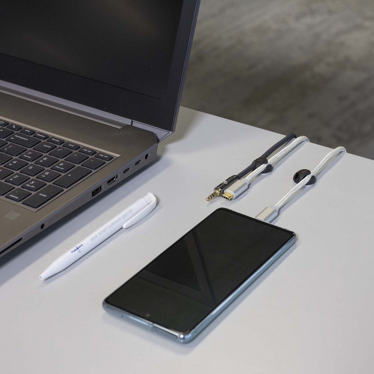 Nedis Kabel Management | Kabelklips | Klik og Go | 6 stk. | Antal slots: 2 Pladser | Maksimal tykkelse på kabel: 5.3 mm | TPE | Sort