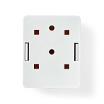 Nedis Netværksvægboks | På væggen | 1-Port port(s) | STP CAT6 | Lige | Hun | Guldplateret | PVC | Hvid | Konvolut