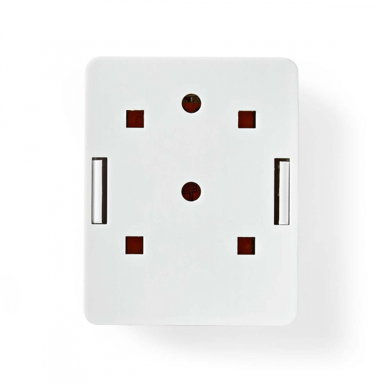 Nedis Netværksvægboks | På væggen | 1-Port port(s) | STP CAT6 | Lige | Hun | Guldplateret | PVC | Hvid | Konvolut