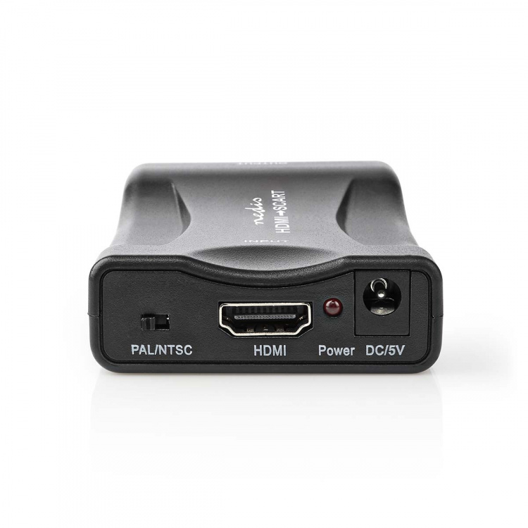 Nedis HDMI ™ Converter | HDMI™ Input | SCART Female | 1-vejs | 1080p | 1.2 Gbps | ABS | Sort