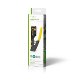 Nedis Crimp Tang | CAT5 / CAT5e / CAT6 / CAT6a / CAT7 / RJ12 / RJ45 | Klipper / Plier / Stripping | Gummi / Stål | Gul / Sort