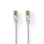 Nedis CAT7 netværkskabel | S/FTP | RJ45 Han | RJ45 Han | 10.0 m | Snagless | Runde | LSZH | Hvid | Konvolut