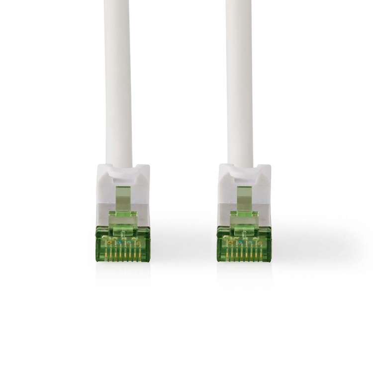 Nedis CAT7 netværkskabel | S/FTP | RJ45 Han | RJ45 Han | 10.0 m | Snagless | Runde | LSZH | Hvid | Konvolut