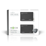 Nedis HDMI ™ Extender | Over Cat6 | Op til 60.0 m | 4K@60Hz | 18 Gbps | Metal | Antracit