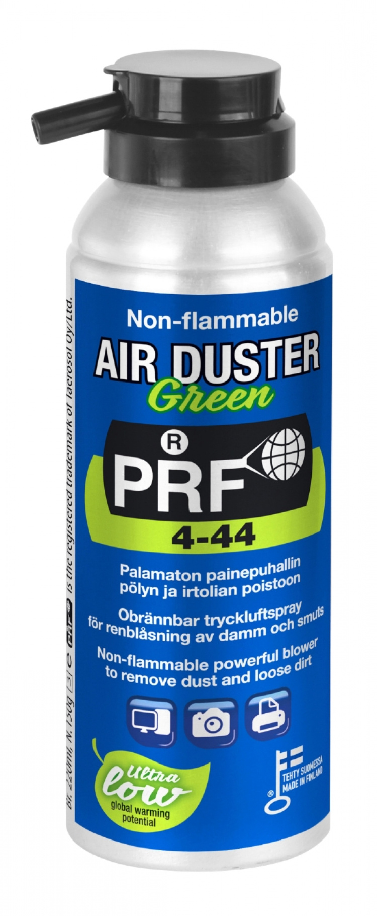 PRF 4-44 Air Duster Grøn Ikke brændbar 220 ml
