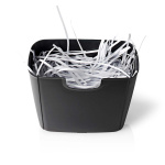 Nedis makulator | Strip Cut | 6x A4 sider | 10 l | Sikkerheds standard: DIN 2 | 190 W | Sort