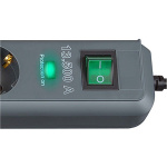 brennenstuhl Bølge Beskyttet Udvidelses Sokkel Eco-Line 6-vejs1.50 m - Beskyttelseskontakt