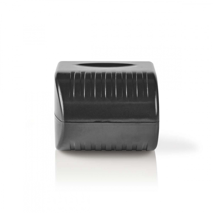 Nedis Adapter til Strømstik | Euro / Type C (CEE 7/16) | 100 - 240 V AC 50/60 Hz | 12 V DC | 6 W | Strømforsyning | 0.3 A | Sort | Plastik