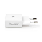 Nedis Vægoplader | 12 W | Hurtigopladningsfunktion | 1x 2.4 A A | Antal output: 1 | USB-A | Uden Kabel | Single Voltage Output | Hvid