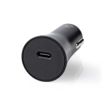 Nedis Biloplader | 20 W | 1.67 / 2.22 / 3.0 A | Antal output: 1 | Porttype: USB-C™ | Automatisk Valgt Spænding