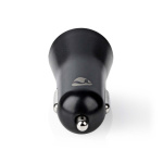 Nedis Biloplader | 20 W | 1.67 / 2.22 / 3.0 A | Antal output: 1 | Porttype: USB-C™ | Lightning 8-Pin (Loose) kabel | 1.00 m | Automatisk Valgt Spænding