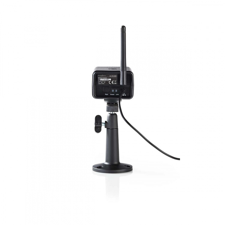 Nedis Digital trådløs kamera | Wi-Fi | VGA | Indendørs og Udendørs | Nattesyn: 5.00 m | Betragningsvinkel: 73 ° | Sort | IP54