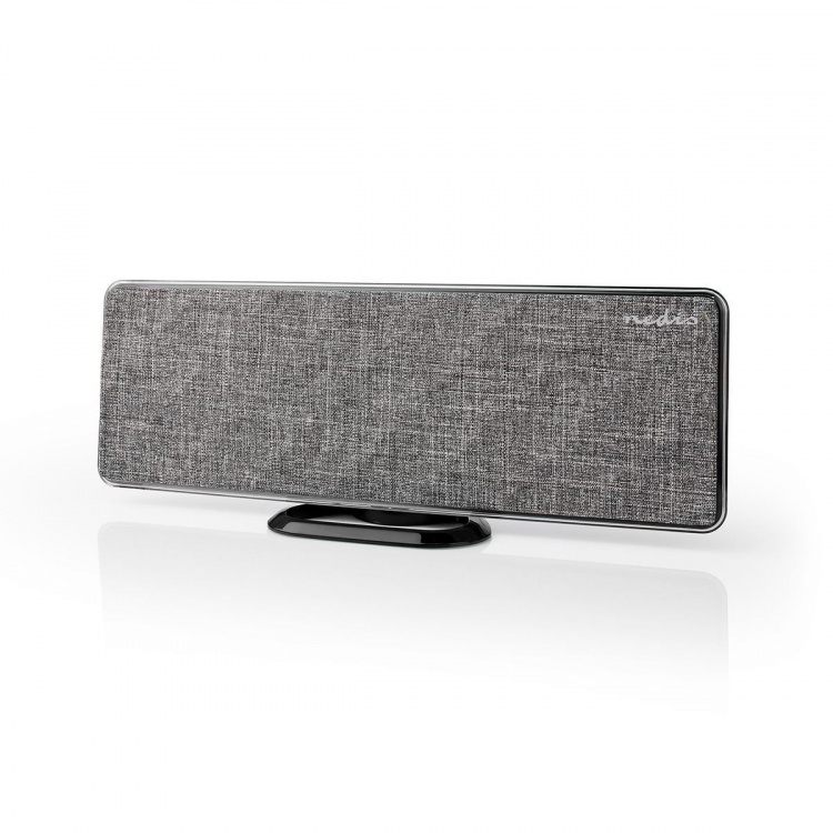Nedis Indendørs antenne | Active | FM / UHF / VHF | Modtagelsesområde: 0-25 km | LTE700 | Forstærkning: 28 dB | ABS / Fabric | Grå