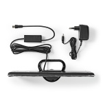 Nedis Indendørs antenne | Active | FM / UHF / VHF | Modtagelsesområde: 0-25 km | LTE700 | Forstærkning: 28 dB | ABS / Fabric | Grå