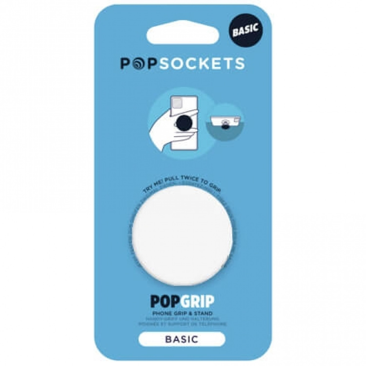 PopSockets Basic Grip White