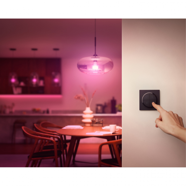 Philips Hue Tap Dial Switch Svart Philips Hue Tap Dial Switch Svart