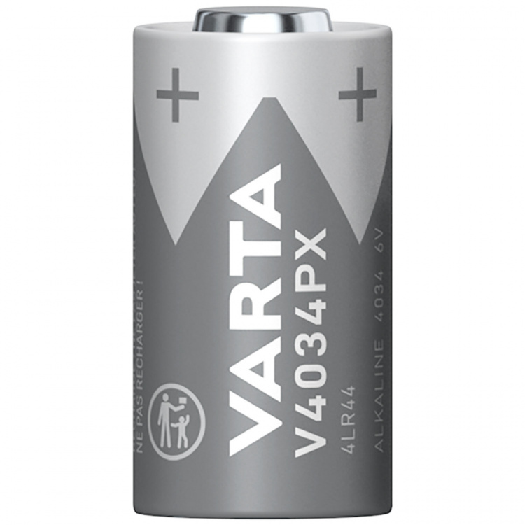 Varta 4LR44 (4034) batteri, 1 stk. blister alkaline mangan batteri, 6 V