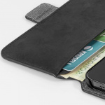 Krusell Telefonpung i læder iPhone 13 Pro Max Sort