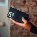 Krusell Telefonpung i læder iPhone 13 Pro Max Sort