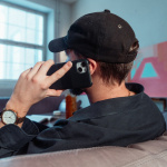 Krusell Lædercover iPhone 13 Pro Sort