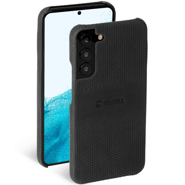 Krusell Lædercover Galaxy S22+ Sort