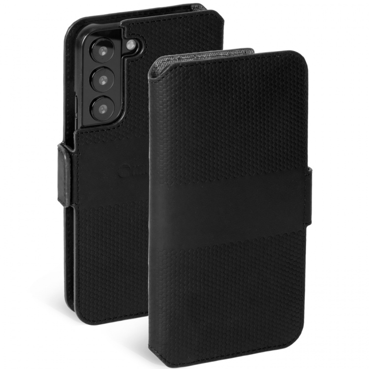 krusell Telefonpung i læder Galaxy S22+ Sort