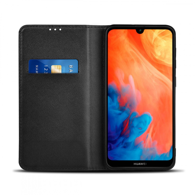 Nedis Tegnebog | Brugt til: Huawei | Huawei Y7 2019 / Y7 prime 2019 / Y7 pro 2019 | Velegnet til 1 Kort | Sort | PU / TPU | Justérbare tilstande