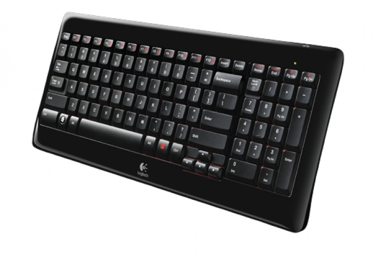 Logitech Wireless Keyboard K340 Tastatur Trådløs Norsk Logitech Wireless Keyboard K340 Tastatur Trådløs Norsk