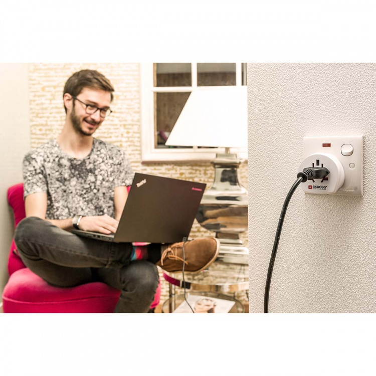 SKROSS Rejseadapter Combo - Verden-til-South Africa Jordet