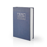 Nedis Bog Boks | Book Sikker | Nøgle lås | Indendørs | Medium | Indvendig Volume: 1.6 l | 2 nøgler medfølger | Blå / Sølv