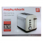MORPHY RICHARDS Brødrister Accent 2-Skiver Hvid