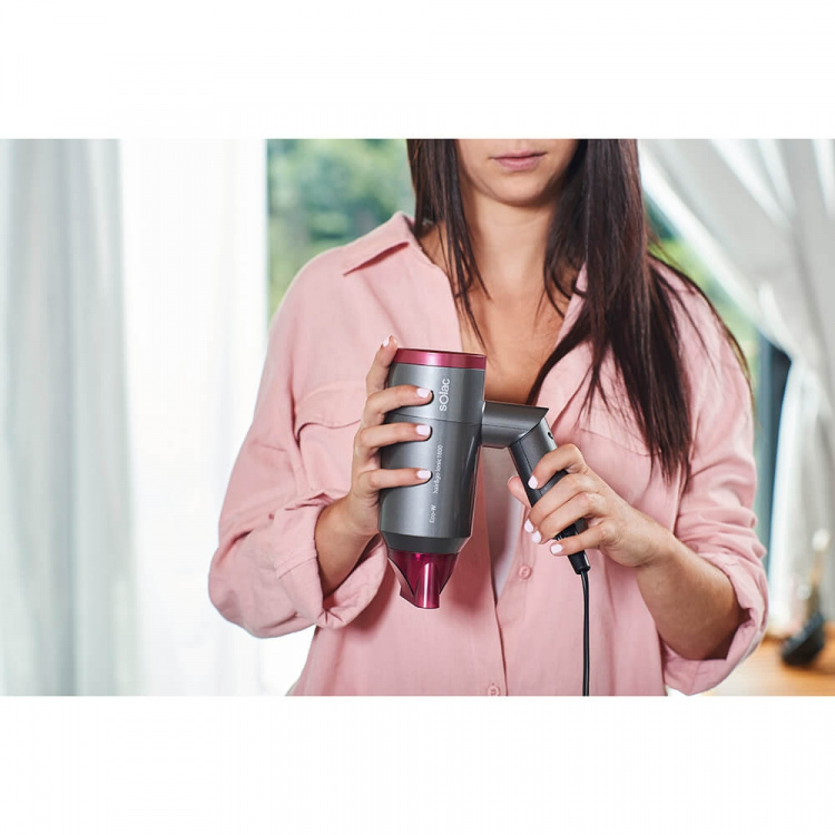 SOLAC Hårtørrer Foldbar Hair&Go Ionic 1800