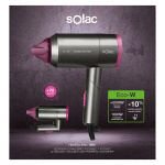 SOLAC Hårtørrer Foldbar Hair&Go Ionic 1800