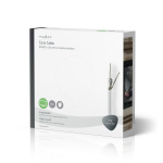 Nedis Coax Kabel På Rulle | RG58C/U | 50 Ohm | Dobbelt afskærmet | ECA | 25.0 m | Coax | PVC | Hvid | Gaveæske