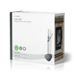 Nedis Coax Kabel På Rulle | RG58C/U | 50 Ohm | Dobbelt afskærmet | ECA | 50.0 m | Coax | PVC | Hvid | Gaveæske