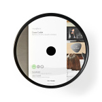 Nedis Coax Kabel På Rulle | RG59U | 75 Ohm | Dobbelt afskærmet | ECA | 100.0 m | Coax | PVC | Hvid | Rulle