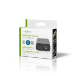 Nedis Digital Audio Converter | 1-veje | Indgang til lyd- / video- / dataforbindelser: 1x S/PDIF (RCA) Female / 1x Toslink Female | Audio / video / dataforbindelser output: 2x RCA Male | Manual | Sort