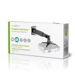 Nedis Projektor Beslag | Fuldt Bevægeligt | 15 kg | Kan drejes | Vipbar | Stål | Sort