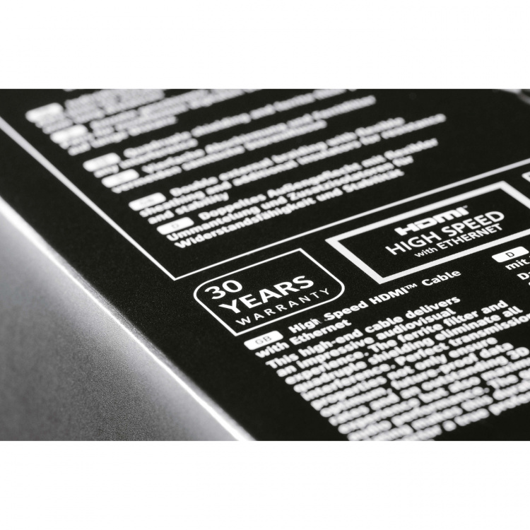 Hama TY HDMI Kabel 1,0m Klasse 5 Guldbelagt Hama TY HDMI Kabel 1,0m Klasse 5 Guldbelagt