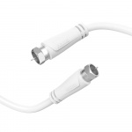 Hama Antennekabel SAT 90dB F-F Hvid 3,0m