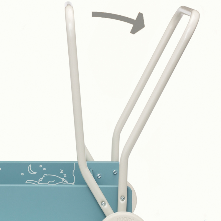 Micki Micki Lära Gå Vagn, Blå - Fyndvara 