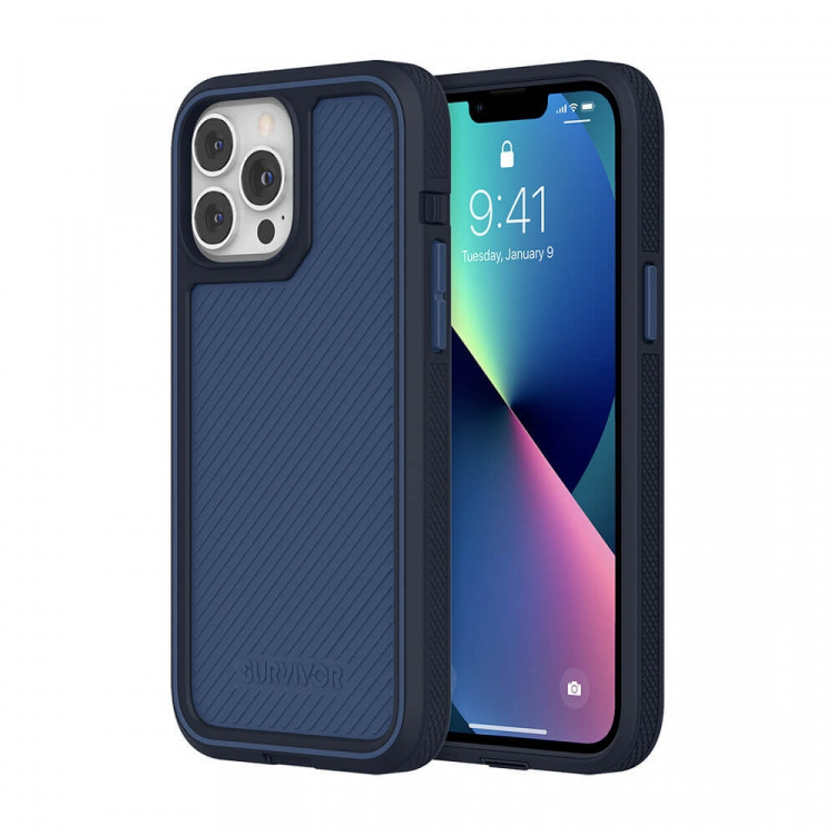 Survivor Mobilcover AT Earth iPhone 13 Pro Max Storm Blå