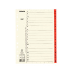 ESSELTE Register Servo A4/A-Ö Rød