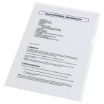 ESSELTE Plastomslag A4 115my Transparent 100-pak