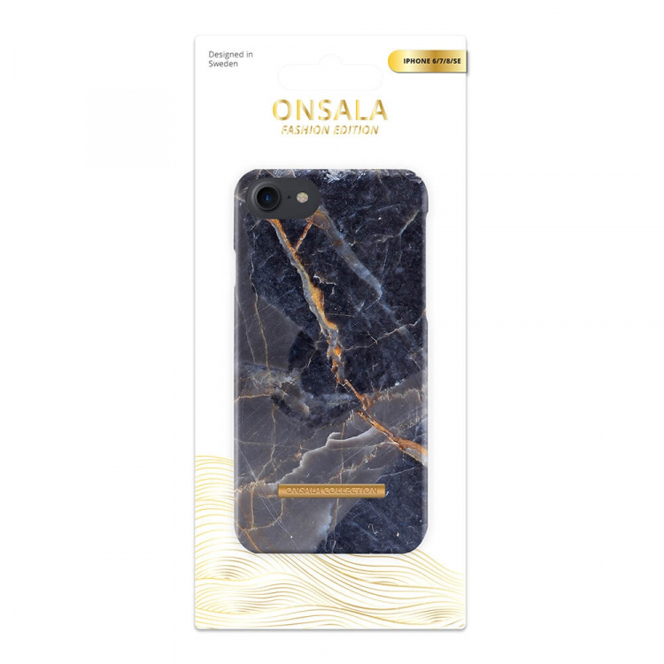 Onsala Mobilcover Shine Grey Marble iPhone 6/7/8/SE2020/22